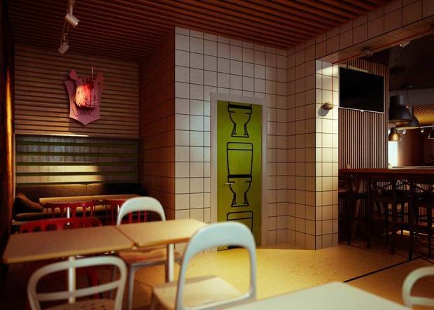 Фото из портфолио Pizza Time – фотографии дизайна интерьеров на INMYROOM