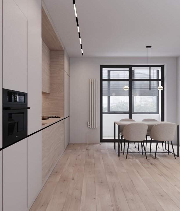 Фото из портфолио Квартира 62 м2 в Калининграде. ЖК Клен – фотографии дизайна интерьеров на INMYROOM