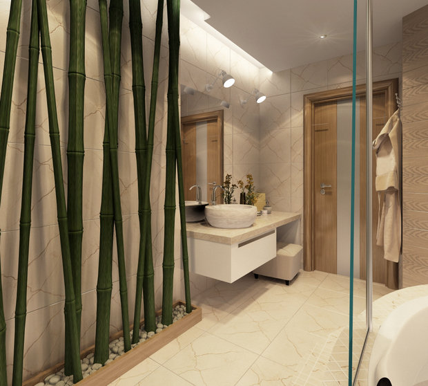 Фото из портфолио 2к.кв. в экостиле (ЖК "Царицынский") – фотографии дизайна интерьеров на INMYROOM