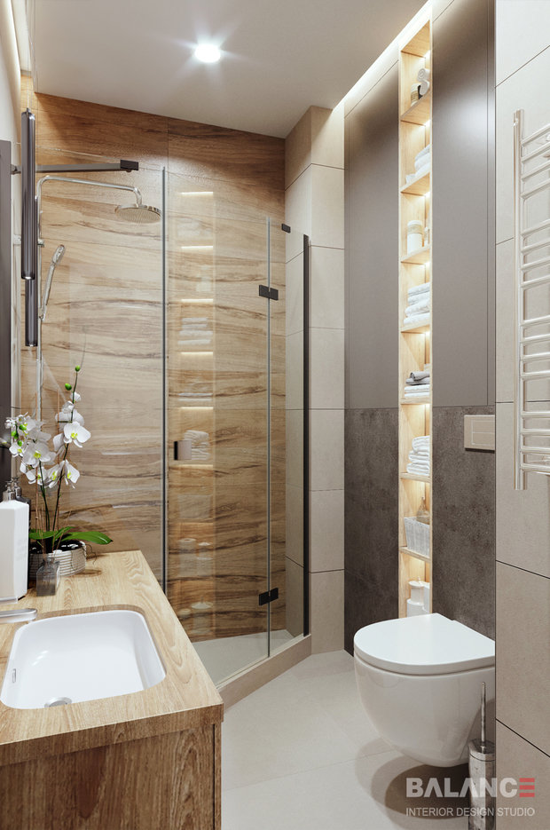 Фото из портфолио Квартира студия 31 м2 – фотографии дизайна интерьеров на INMYROOM