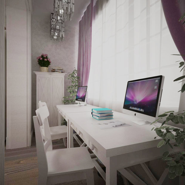 Фото из портфолио Квартира на набережной Яузы, 120 м2 – фотографии дизайна интерьеров на INMYROOM