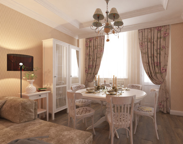 Фото из портфолио Бюджетная классика – фотографии дизайна интерьеров на INMYROOM