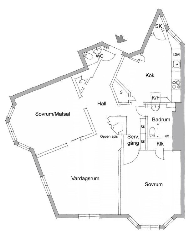 Фото из портфолио WAERNSGATAN 2A – фотографии дизайна интерьеров на INMYROOM