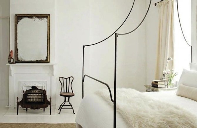 Фотография: Спальня в стиле Скандинавский, Декор интерьера, Мебель и свет, Балдахин – фото на INMYROOM