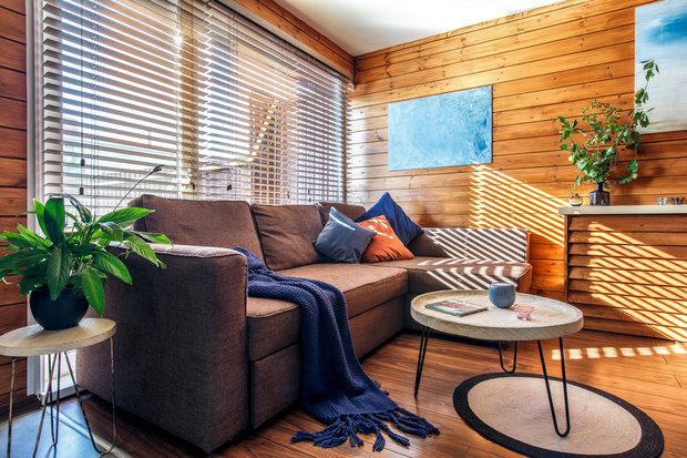 Фотография: Гостиная в стиле Современный, Эко, Дом, Проект недели, Дом и дача, Самара, 4 и больше, 60-90 метров, Яна Рябченко – фото на INMYROOM