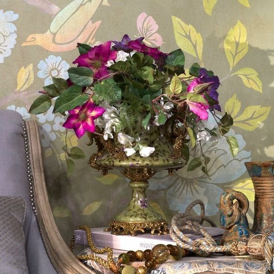 Фотография: Декор в стиле Прованс и Кантри, Декор интерьера, Декор дома, Обои, Марат Ка, Роспись – фото на INMYROOM