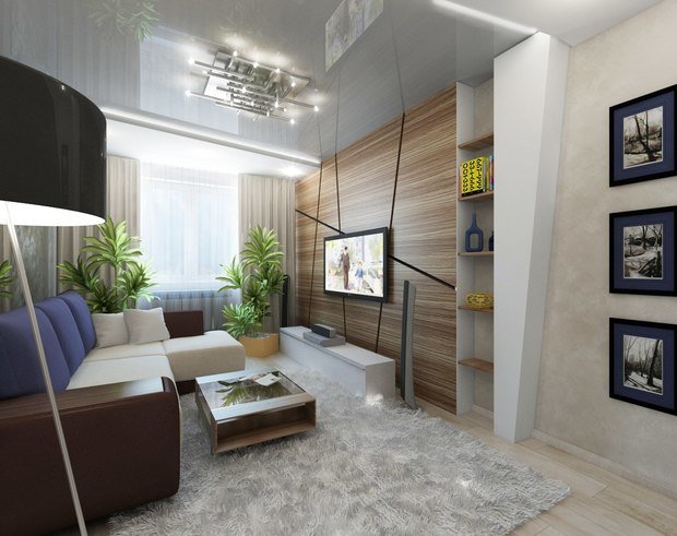 Фото из портфолио Дизайн-проект интерьера в 3к.кв. в ЖК Звезда - 1мкр. Солнечный – фотографии дизайна интерьеров на INMYROOM