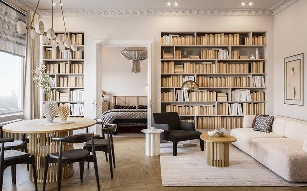 Фото из портфолио "Сердце Столицы" – фотографии дизайна интерьеров на INMYROOM