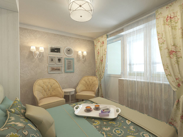 Фотография: Спальня в стиле Прованс и Кантри – фото на INMYROOM