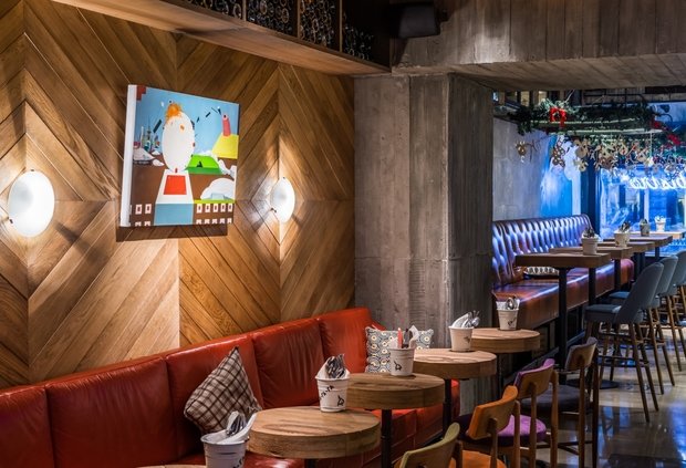 Фото из портфолио Ресторан "Gouse Gouse" – фотографии дизайна интерьеров на INMYROOM