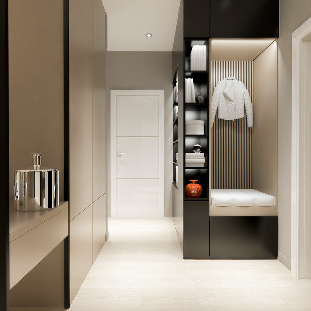Фото из портфолио Квартира 58 кв.м – фотографии дизайна интерьеров на INMYROOM