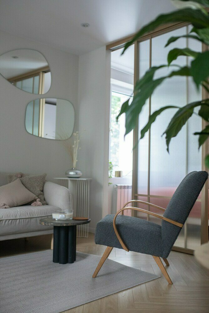 Фотография: в стиле , Современный, Малогабаритная квартира, Квартира, Проект недели, Москва, Хрущевка, Блочный дом, 2 комнаты, 40-60 метров, II-18/12, Таня Лебедева – фото на INMYROOM Фотография: в стиле , Современный, Малогабаритная квартира, Квартира, Проект недели, Москва, Хрущевка, Блочный дом, 2 комнаты, 40-60 метров, II-18/12, Таня Лебедева – фото на INMYROOM