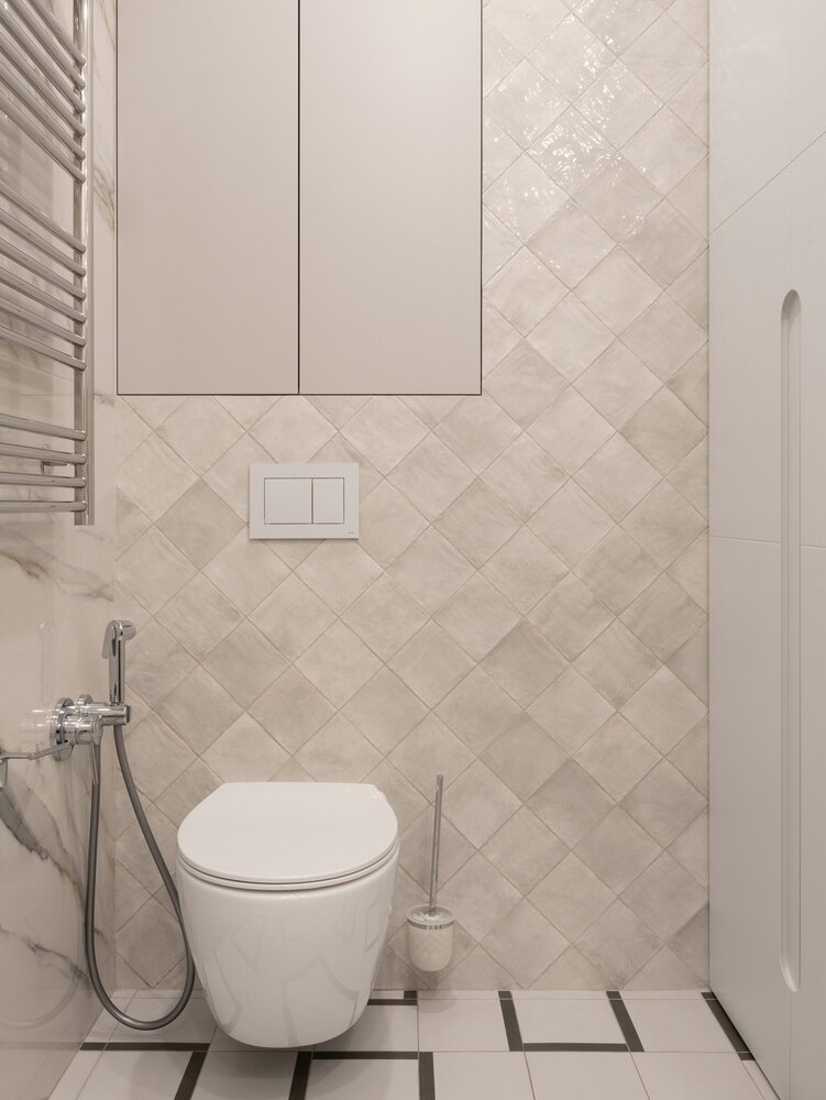 Фотография: Ванная в стиле Современный, Квартира, Проект недели, Санкт-Петербург, 3 комнаты, 60-90 метров, VizDiz – фото на INMYROOM Фотография: Ванная в стиле Современный, Квартира, Проект недели, Санкт-Петербург, 3 комнаты, 60-90 метров, VizDiz – фото на INMYROOM