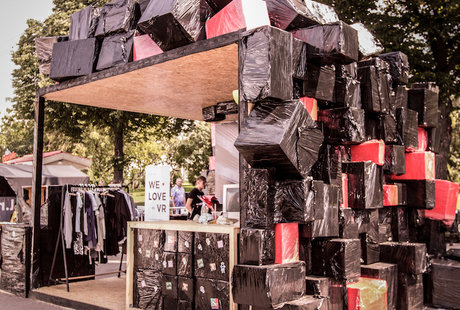 Стенд агентства на фестивале Faces&Laces 2015