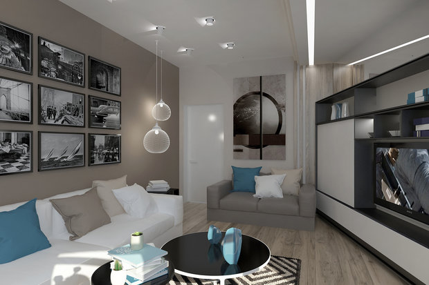 Фото из портфолио Зал – фотографии дизайна интерьеров на INMYROOM