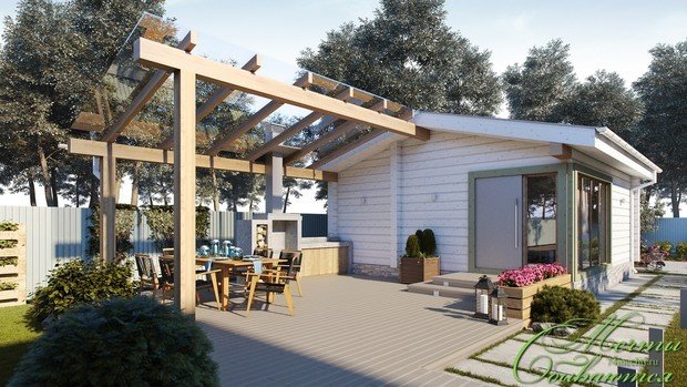 Фото из портфолио Шале по-уральски – фотографии дизайна интерьеров на INMYROOM