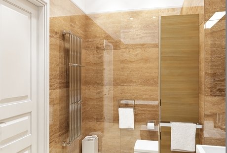 Ванная комната. Квартира в современном стиле. Москва