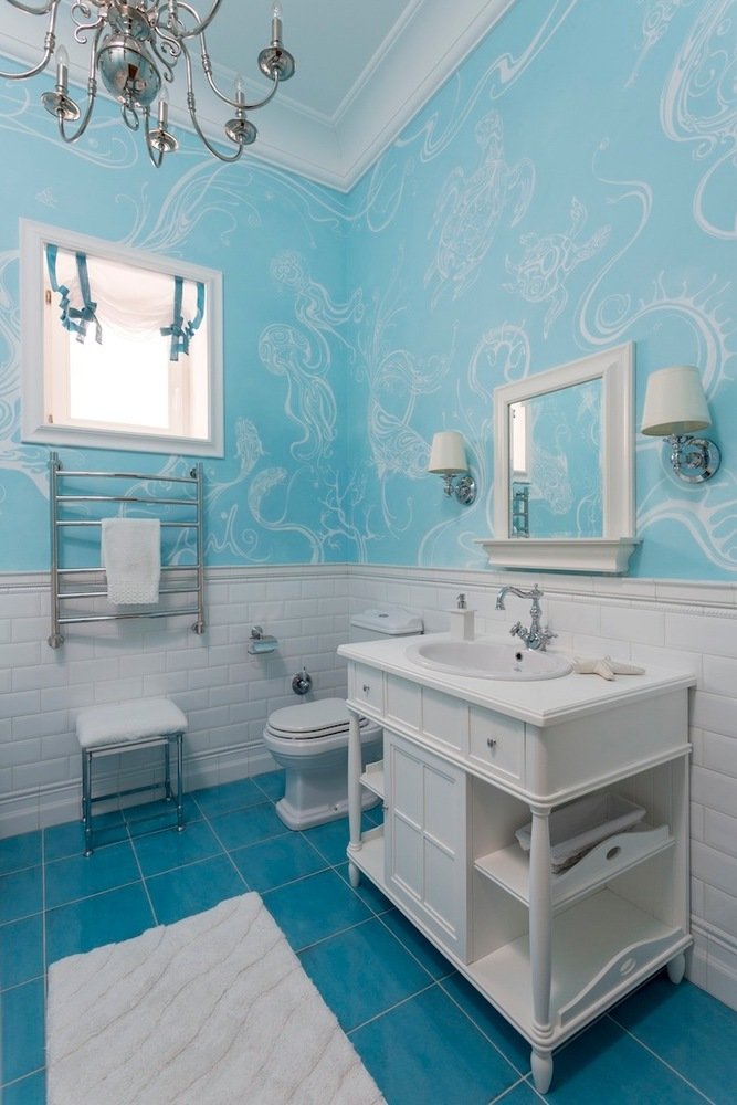 Фотография: Ванная в стиле Прованс и Кантри, Дом, Дома и квартиры – фото на INMYROOM