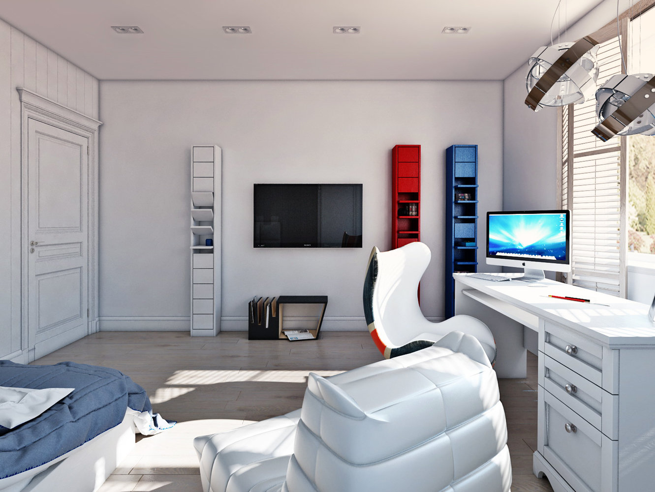 Фото из портфолио Дизайн комнаты для современного подростка – фотографии дизайна интерьеров на INMYROOM Фото из портфолио Дизайн комнаты для современного подростка – фотографии дизайна интерьеров на INMYROOM