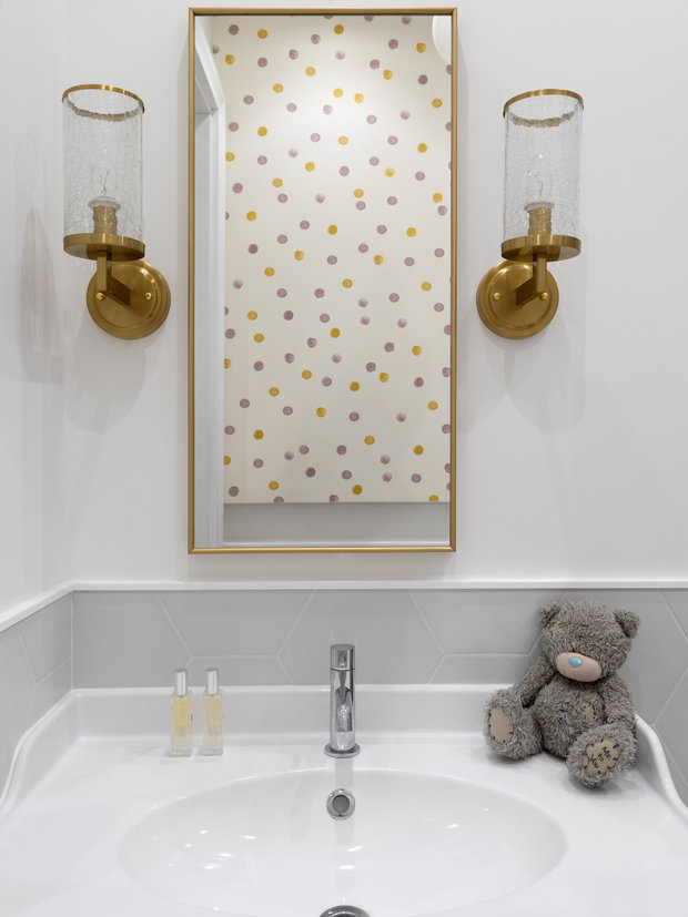 Фотография: Ванная в стиле Современный, Квартира, Проект недели, Москва, 4 и больше, Более 90 метров, Ксения Мезенцева – фото на INMYROOM