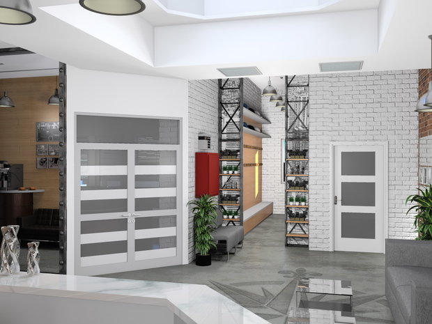 Фото из портфолио Офис компании – фотографии дизайна интерьеров на INMYROOM