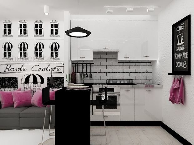 Фото из портфолио Свежо и графично – фотографии дизайна интерьеров на INMYROOM