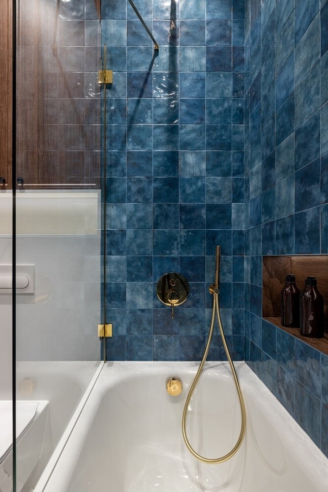 Фотография: Ванная в стиле Современный, Квартира, Студия, Проект дня, Москва, до 40 метров, Sloyarch – фото на INMYROOM