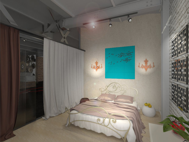 Фото из портфолио Проект в стиле лофт «МОТОмания» – фотографии дизайна интерьеров на INMYROOM