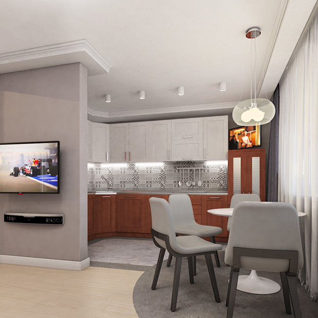 Фото из портфолио Игра по правилам – фотографии дизайна интерьеров на INMYROOM