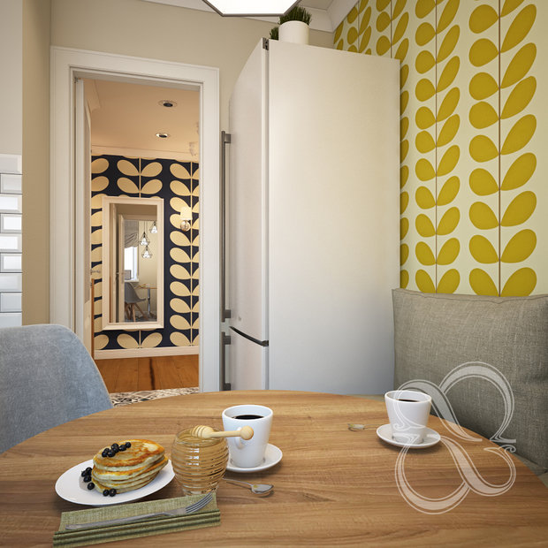 Фото из портфолио Проект: Micro Yellow Life – фотографии дизайна интерьеров на INMYROOM