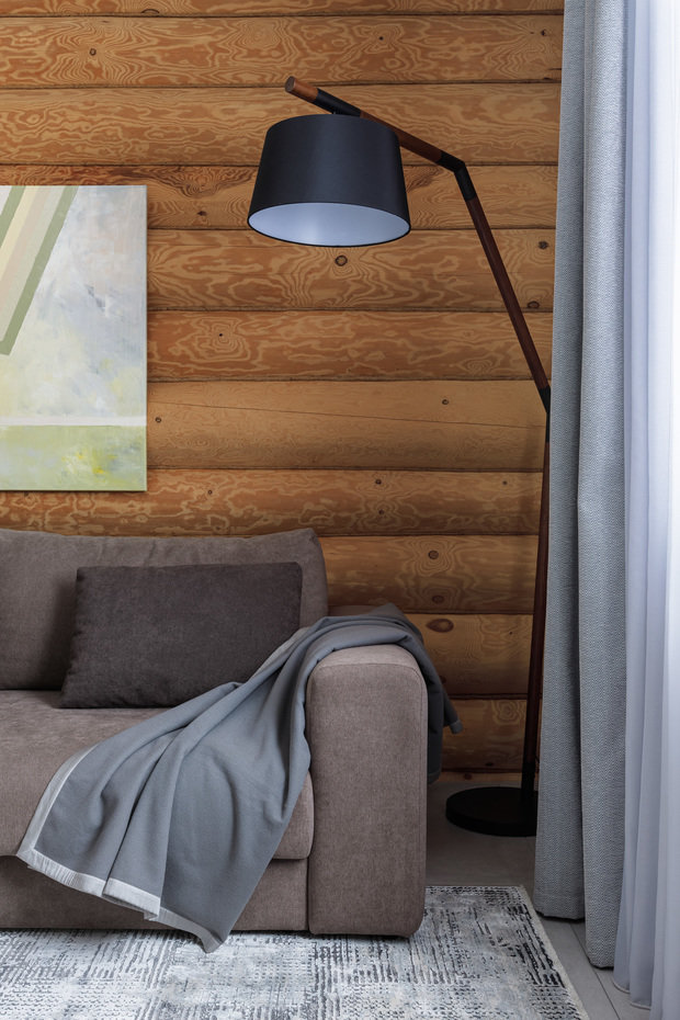 Фотография: Гостиная в стиле Скандинавский, Современный, Дом, Проект недели, Дом и дача, Казань, Марсель Кадыров, 4 и больше, Более 90 метров, Душа дома – фото на INMYROOM