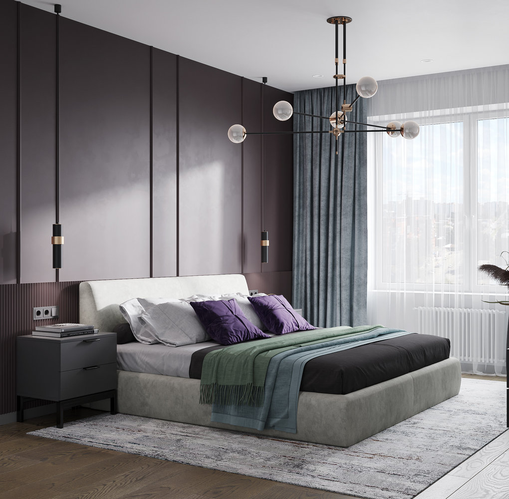 Фотография: Спальня в стиле Современный, Квартира, Проект недели, Санкт-Петербург, 3 комнаты, 60-90 метров, Екатерина Третьякова, Tretiakova Interior – фото на INMYROOM