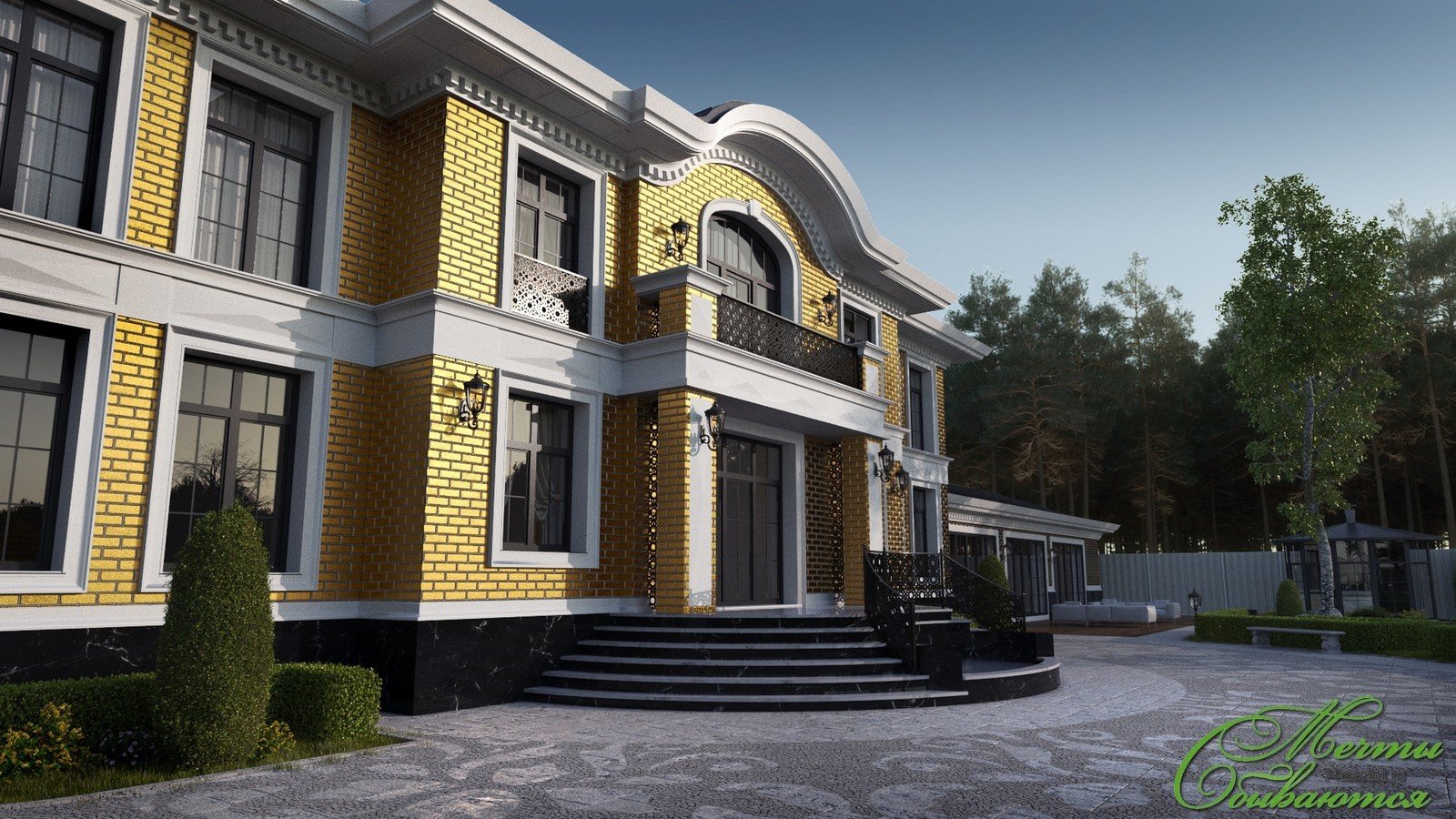 Фото из портфолио Двухэтажный особняк в неоклассическом стиле – фотографии дизайна интерьеров на INMYROOM Фото из портфолио Двухэтажный особняк в неоклассическом стиле – фотографии дизайна интерьеров на INMYROOM