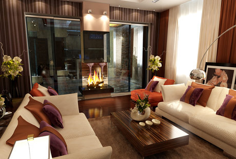 Трехкомнатная квартира 100 кв. м в современном стиле