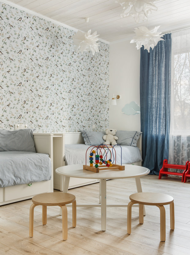 Фотография: Детская в стиле Прованс и Кантри, Квартира, Проект недели, Москва, 3 комнаты, 60-90 метров – фото на INMYROOM