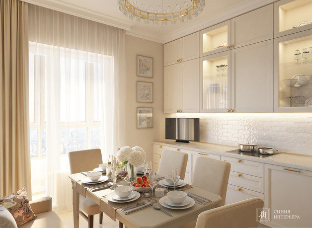 Фото из портфолио Квартира современная классика – фотографии дизайна интерьеров на INMYROOM