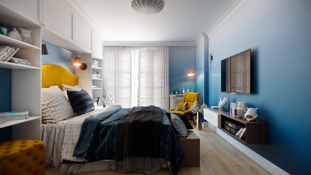 Фото из портфолио Скандинавская эклектика – фотографии дизайна интерьеров на INMYROOM