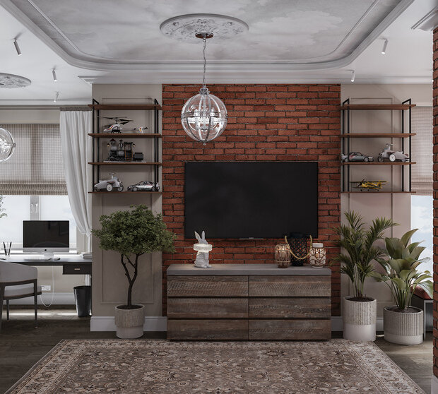 Фото из портфолио «Проект "Bernhardt". Ар-нуво: версия 2026» – фотографии дизайна интерьеров на INMYROOM