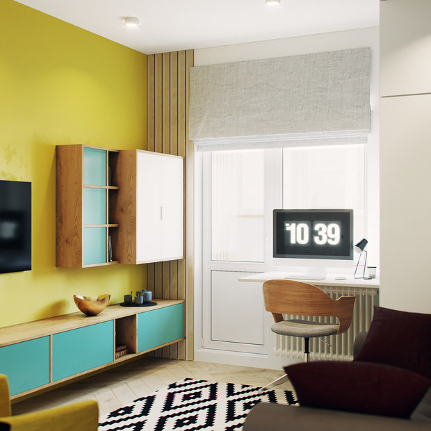 Фотография: Детская в стиле Современный, Квартира, Россия, Минимализм, Проект недели, Санкт-Петербург, Эко, Монолитный дом, 3 комнаты, 60-90 метров, LINES – фото на INMYROOM