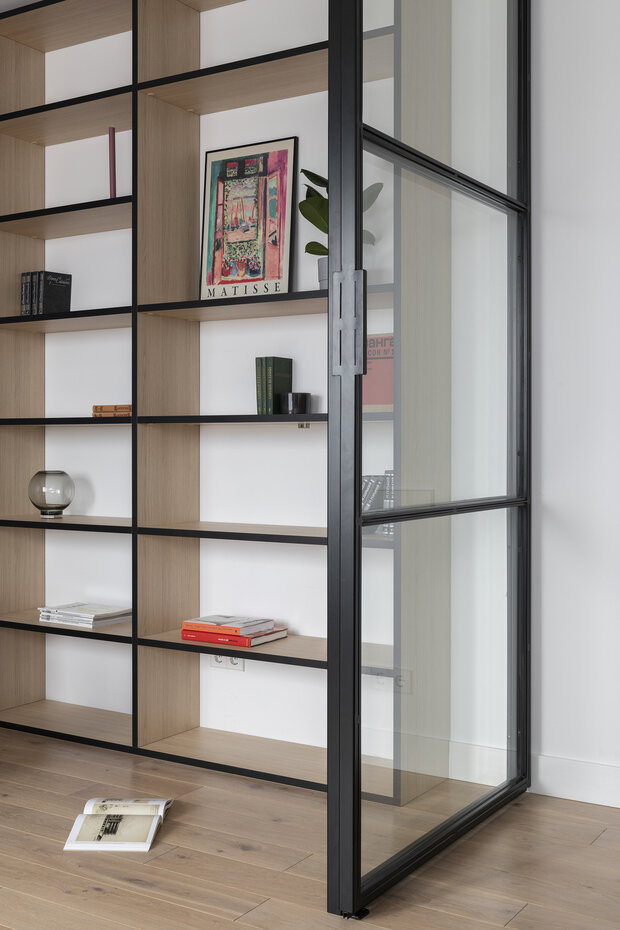 Фотография: Кабинет в стиле Современный, Квартира, Проект недели, Москва, 3 комнаты, 40-60 метров, Poisk бюро – фото на INMYROOM