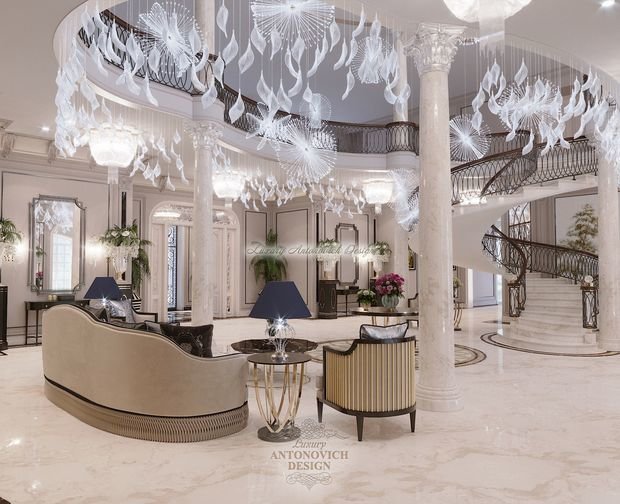 Фото из портфолио Фешенебельный особняк в стиле новая классика – фотографии дизайна интерьеров на INMYROOM