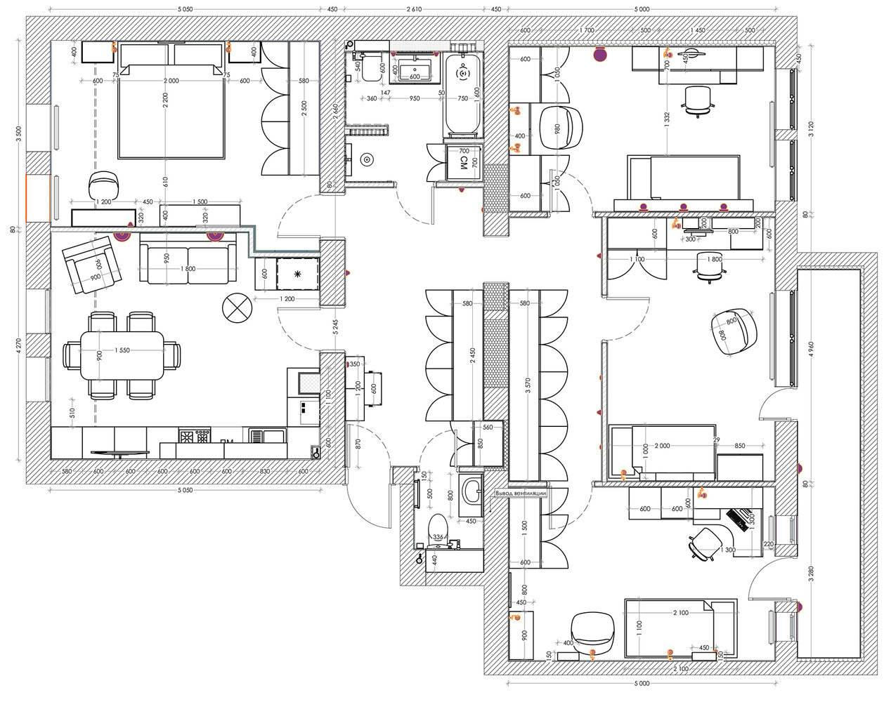 Фотография: Планировки в стиле , Современный, Проект дня, Вологда, 4 и больше, Более 90 метров, A.B.Design_studio, Анастасия Баженова – фото на INMYROOM Фотография: Планировки в стиле , Современный, Проект дня, Вологда, 4 и больше, Более 90 метров, A.B.Design_studio, Анастасия Баженова – фото на INMYROOM