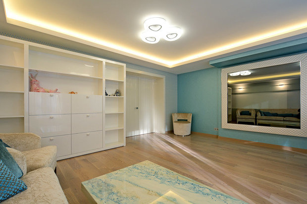 Фото из портфолио Интерьеры загородного дома (Всеволожск, в пригорде Санкт-Петербурга0 – фотографии дизайна интерьеров на INMYROOM