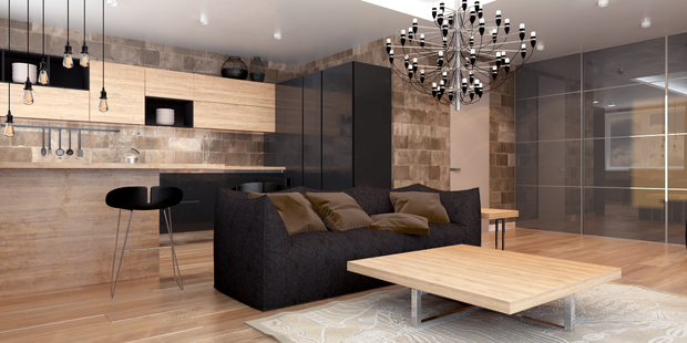Фото из портфолио Квартира для молодой девушки – фотографии дизайна интерьеров на INMYROOM