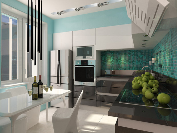 Фотография: Кухня и столовая в стиле Хай-тек, Скандинавский, Минимализм, Проект недели – фото на INMYROOM