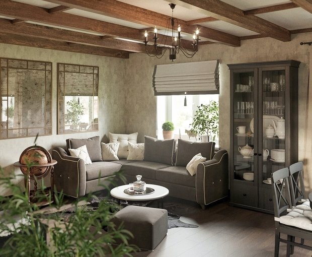 Фотография: Гостиная в стиле Прованс и Кантри, Советы, IN MY BOX, Анна Показаньева, Точка банк, Точка, работа с клиентами – фото на INMYROOM