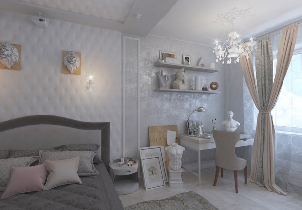 Фото из портфолио Легкий французский фьюжн – фотографии дизайна интерьеров на INMYROOM