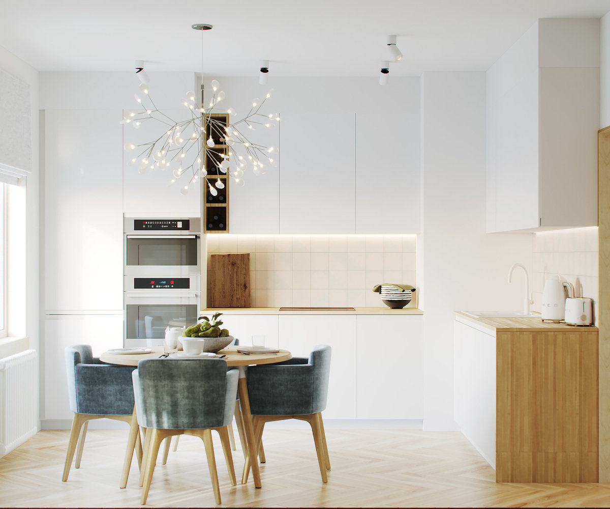 Фотография: Кухня и столовая в стиле Современный, Квартира, Минимализм, Проект недели, Санкт-Петербург, Монолитный дом, 3 комнаты, 60-90 метров, Более 90 метров, LINES – фото на INMYROOM Фотография: Кухня и столовая в стиле Современный, Квартира, Минимализм, Проект недели, Санкт-Петербург, Монолитный дом, 3 комнаты, 60-90 метров, Более 90 метров, LINES – фото на INMYROOM