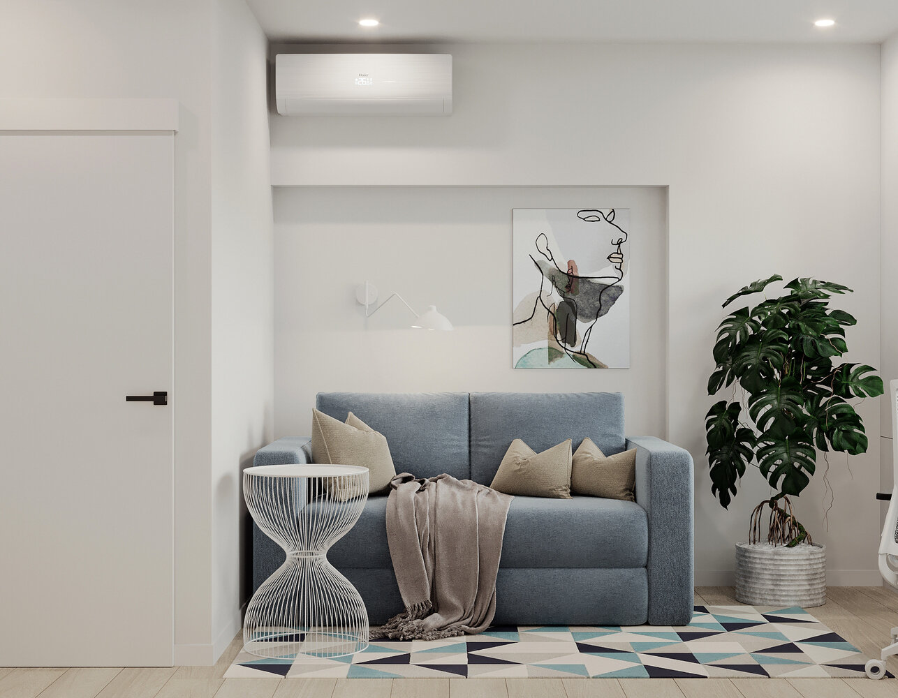 Фотография: Гостиная в стиле Современный, Квартира, Проект недели, Москва, 40-60 метров, Башня Вулыха, Студия Василисы Максимаджи, Василиса Максимаджи – фото на INMYROOM Фотография: Гостиная в стиле Современный, Квартира, Проект недели, Москва, 40-60 метров, Башня Вулыха, Студия Василисы Максимаджи, Василиса Максимаджи – фото на INMYROOM