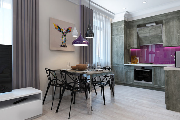 Фото из портфолио Дизайн гостиной на ул. Песчаная. Москва  – фотографии дизайна интерьеров на INMYROOM